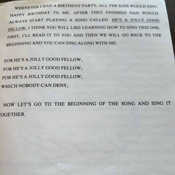 Sing-A-Long Song Book Happy Songs KSR 368 Vintage Kid Stuff Records Rare! - Picture 11 of 12